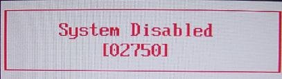 dell system disabled bios password